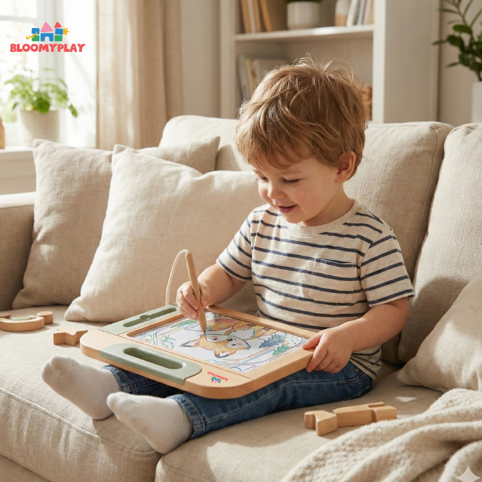 Wooden Magnetic Drawing Board