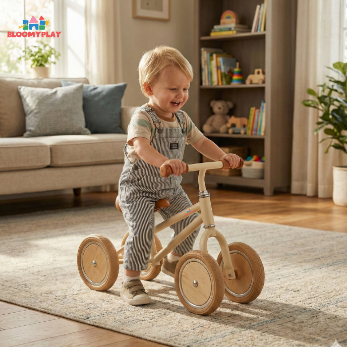 4-Wheel Baby Balance Bike