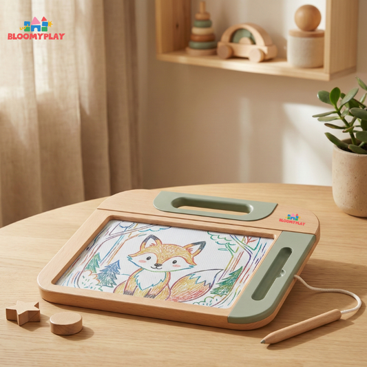 Wooden Magnetic Drawing Board
