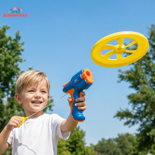 Kids Handheld Flying Spinner Launcher