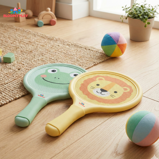 Kids Indoor & Outdoor Mesh Racket Set